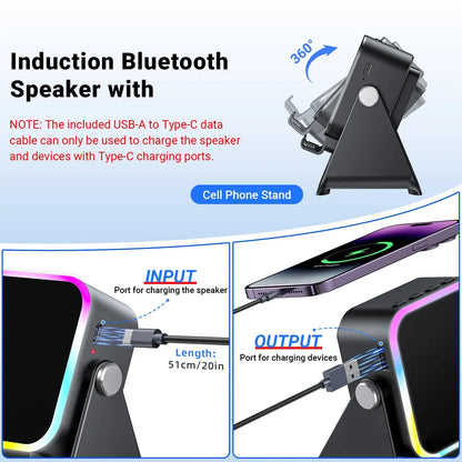 📱LAST DAY 50% OFF📣Wireless Induction Audio Speaker Stand