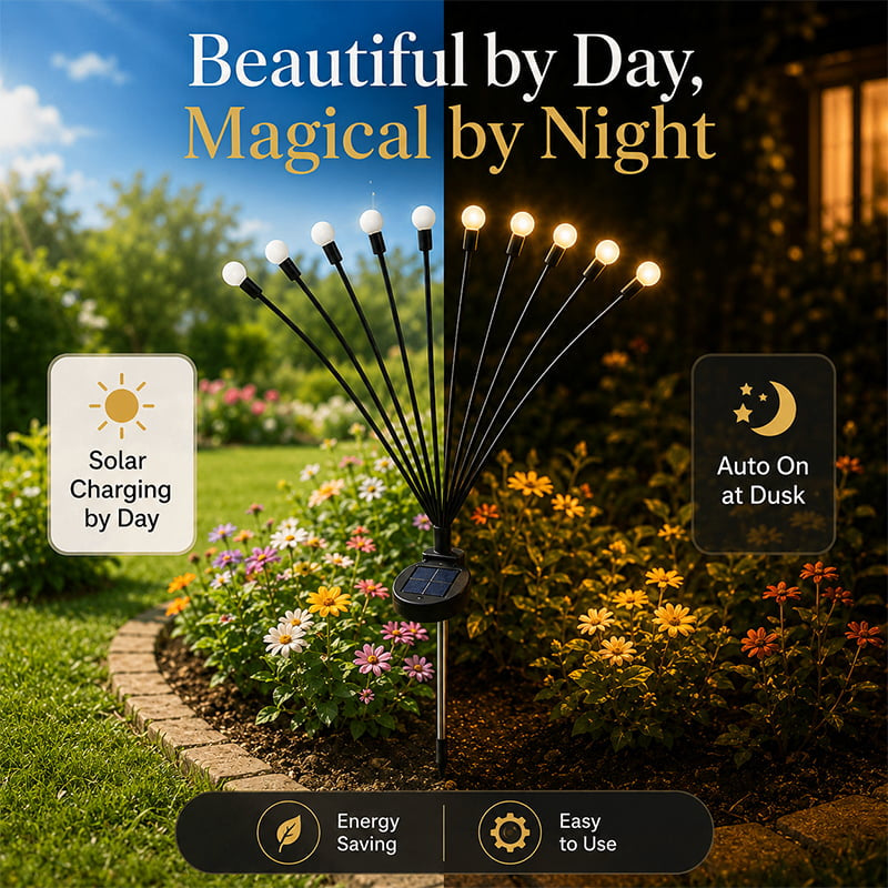 🔥Lasy day 50% OFF-🔥Dlibryla® IP65 Waterproof Solar Powered Firefly Light