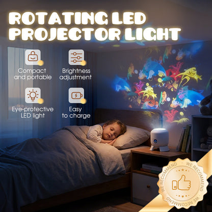 🥳2026 HOT SALE🥳💥🌈 50% OFF! Ivosoma® Dynamic Rotating LED Light Projector – Calm & relaxation for your home. Gentle moving lights ease restless nights. Perfect for bedroom or living room. 🌙✨