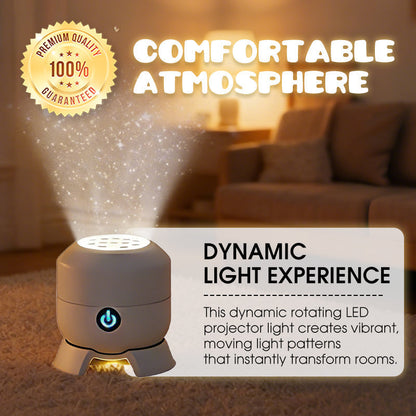 🥳2026 HOT SALE🥳💥🌈 50% OFF! Ivosoma® Dynamic Rotating LED Light Projector – Calm & relaxation for your home. Gentle moving lights ease restless nights. Perfect for bedroom or living room. 🌙✨
