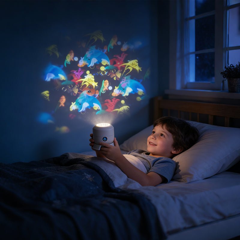 🥳2026 HOT SALE🥳💥🌈 50% OFF! Ivosoma® Dynamic Rotating LED Light Projector – Calm & relaxation for your home. Gentle moving lights ease restless nights. Perfect for bedroom or living room. 🌙✨