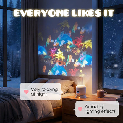 🥳2026 HOT SALE🥳💥🌈 50% OFF! Ivosoma® Dynamic Rotating LED Light Projector – Calm & relaxation for your home. Gentle moving lights ease restless nights. Perfect for bedroom or living room. 🌙✨
