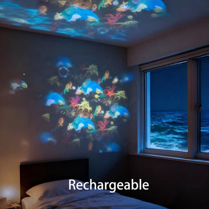 🥳2026 HOT SALE🥳💥🌈 50% OFF! Ivosoma® Dynamic Rotating LED Light Projector – Calm & relaxation for your home. Gentle moving lights ease restless nights. Perfect for bedroom or living room. 🌙✨