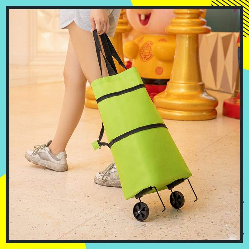 ❤Last Day 50% OFF🛒Dlibryla® Foldable 2-in-1 Rolling Shopping Bag