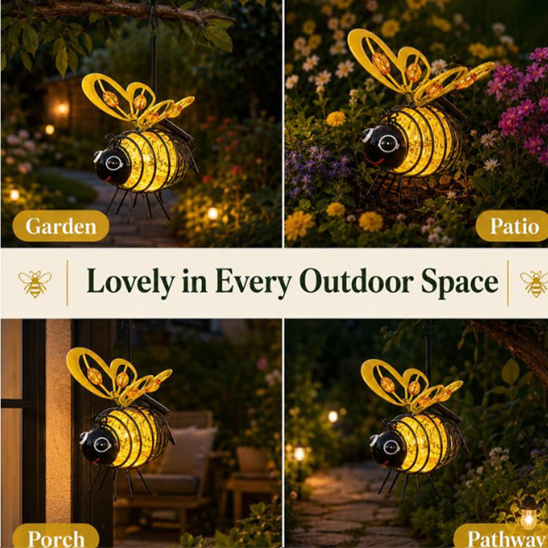 ⏰🔥LIMITED TIME 50% OFF!🔥Ivosoma® 50K+ SOLD! Solar-powered hanging bee lamp🌞🌜