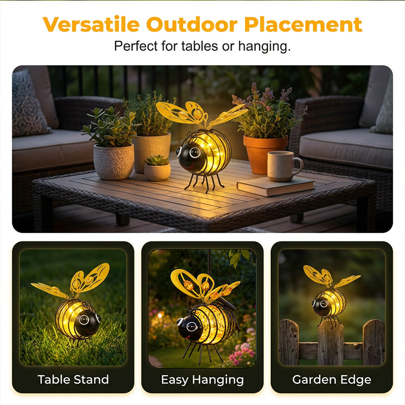 ⏰🔥LIMITED TIME 50% OFF!🔥Ivosoma® 50K+ SOLD! Solar-powered hanging bee lamp🌞🌜