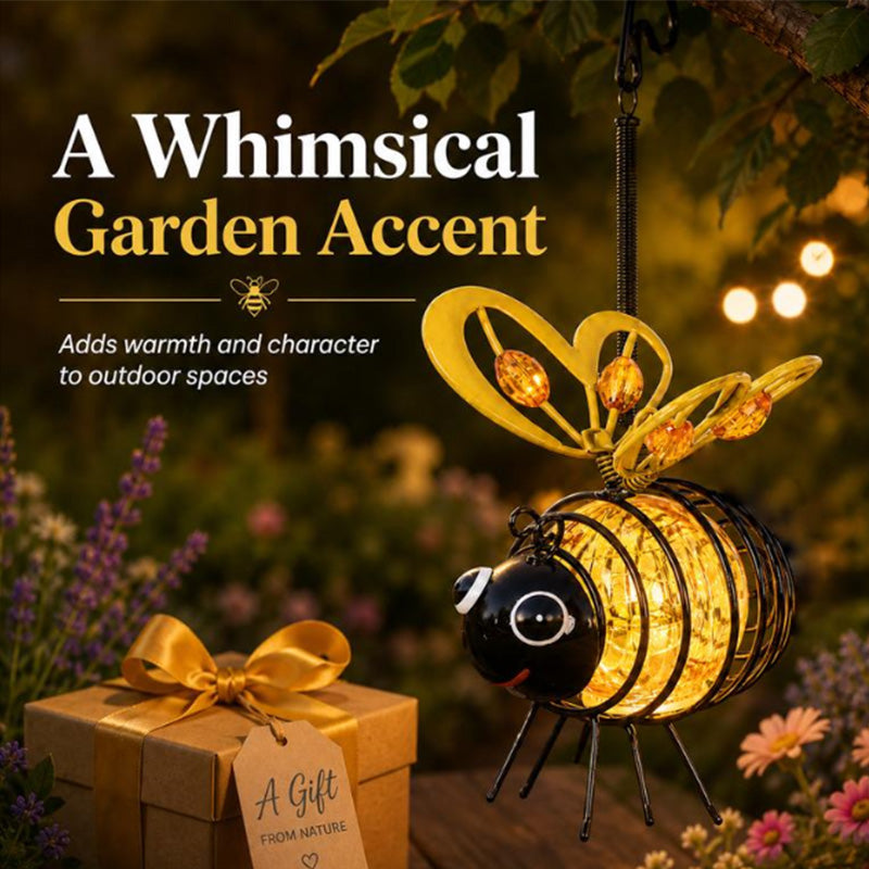 ⏰🔥LIMITED TIME 50% OFF!🔥Ivosoma® 50K+ SOLD! Solar-powered hanging bee lamp🌞🌜