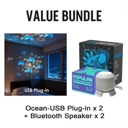 🥳2026 HOT SALE🥳💥🌈 50% OFF! Ivosoma® Dynamic Rotating LED Light Projector – Calm & relaxation for your home. Gentle moving lights ease restless nights. Perfect for bedroom or living room. 🌙✨